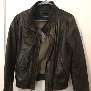 Andrew Marc Lambskin Leather Jacket